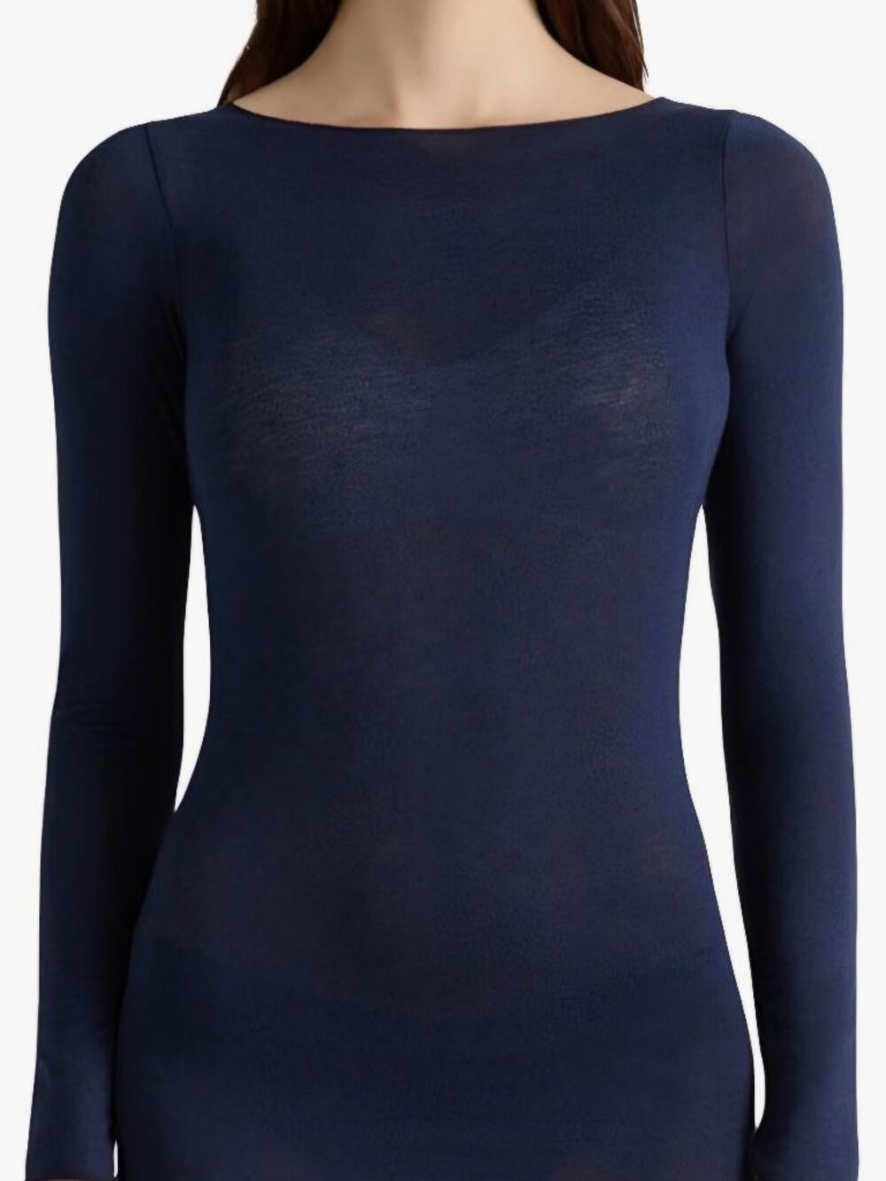 Intimissimi Boat Neck Modal Cashmere Ultralight Top